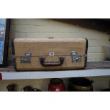 A vintage Antler 'Airtight' suitcase, 50cm wide.