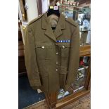 A 1970s British Army captain's standard service jacket, by Rogers John Jones Ltd.