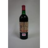 A bottle of Chateau Clerc Milon Mondon, 1962, (vts).