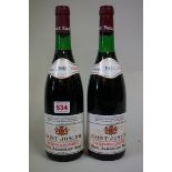 Two 75cl bottles of St Joseph Le Grand Pompee, 1985, Paul Jaboulet Aine. (2)