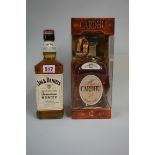 A 75cl bottle of Cardhu 12 year old whisky, in card box; together with a 70cl bottle of Jack Daniels