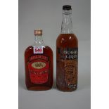 A rare old bottle of Hayti Nougat Rum Liqueur, Barbancourt Distillers Family; together with a 50cl