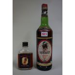 A 1 litre bottle of Negrita 'Old Nick Rum', circa 1960s bottling; together with a 15cl bottle of