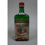 Two 26 2/3 fl.oz. bottles of gin, 1960s bottlings, comprising: Gordons and Squires. (2)