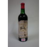 A bottle of Chateau La Tour Carnet, 1964, (vts).