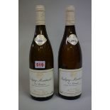 Two 75cl bottles of Puligny-Montachet, La Garenne, 2002. (2)