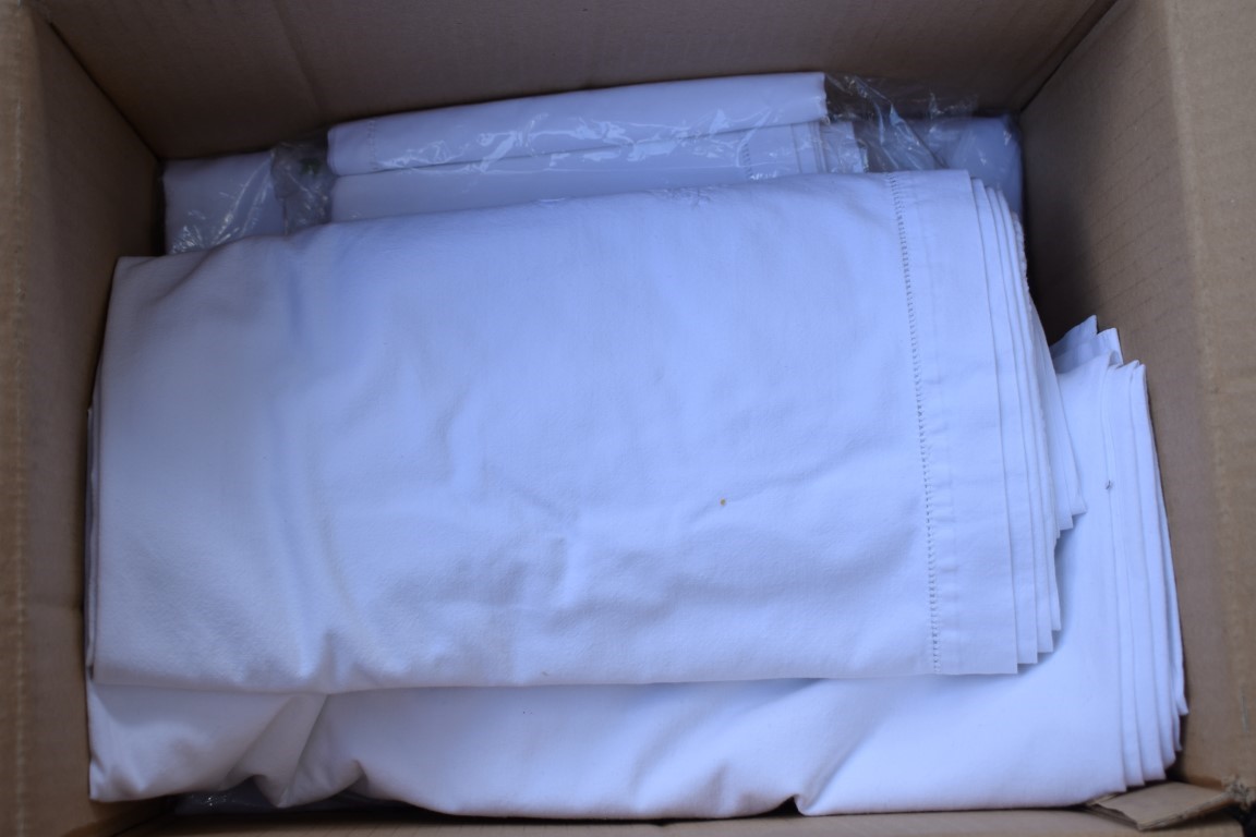 A quantity of linen.