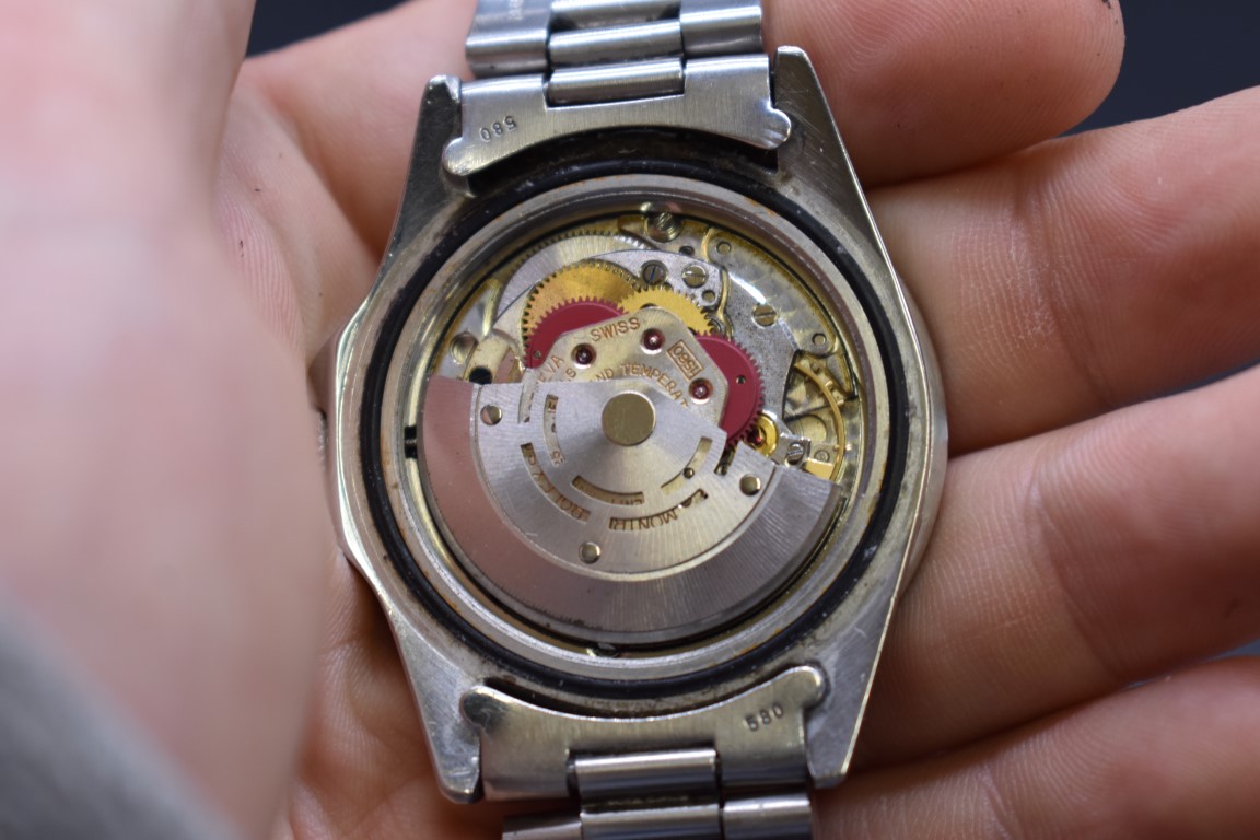 A 1960 Rolex 1675 'Tropical' GMT Master wristwatch, cal 1560, with 'Pepsi' bezel, 78360 Oyster - Image 3 of 9