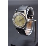 A circa 1956 Universal Geneve Pole Router stainless steel automatic wristwatch, case No.1711106,