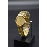 A circa 1999 Roamer gold plated wristwatch, 39mm, Ref 510957, with box and guarantee card.