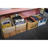ANTIQUES REFERENCE: a quantity in four boxes, to include a few books on Bob Dylan and The