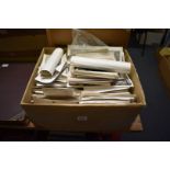 AVIATION: a very large quantity of b&w photographs, post war aviation, contained in one box.