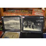 SCOTT'S BRITISH ANTARCTIC EXPEDITION: a pair of vintage b&w photographs related, one showing Mount