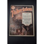 TELEVISION: DINSDALE (A, Editor): 'Television...a monthly magazine', Vol.1 No.1, March 1928: The