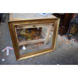 A large gilt frame, 98cm wide x 85cm high.