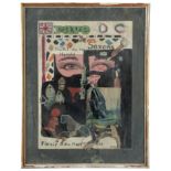 Pictures: Gerald Moore, Pop Art Rave, Initialled and dated Feb’66, Collage, 75cm by 54cm, Part of