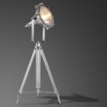 Lighting: A G.E.C. Industrial Flame Proof Tripod Light, 1940s, an example of classic British