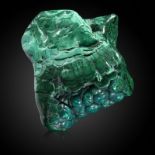 Minerals: A malachite freeformCongo20cm wide