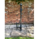 A substantial Victorian cast iron boot scraper