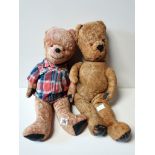 2 Vintage Teddies 60cm each