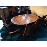 G plan Teak Din.Table & 8 Chairs