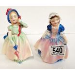 Doulton Figures "Dinky Do" & "Barbie"