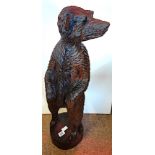 German carved Meerkat figure