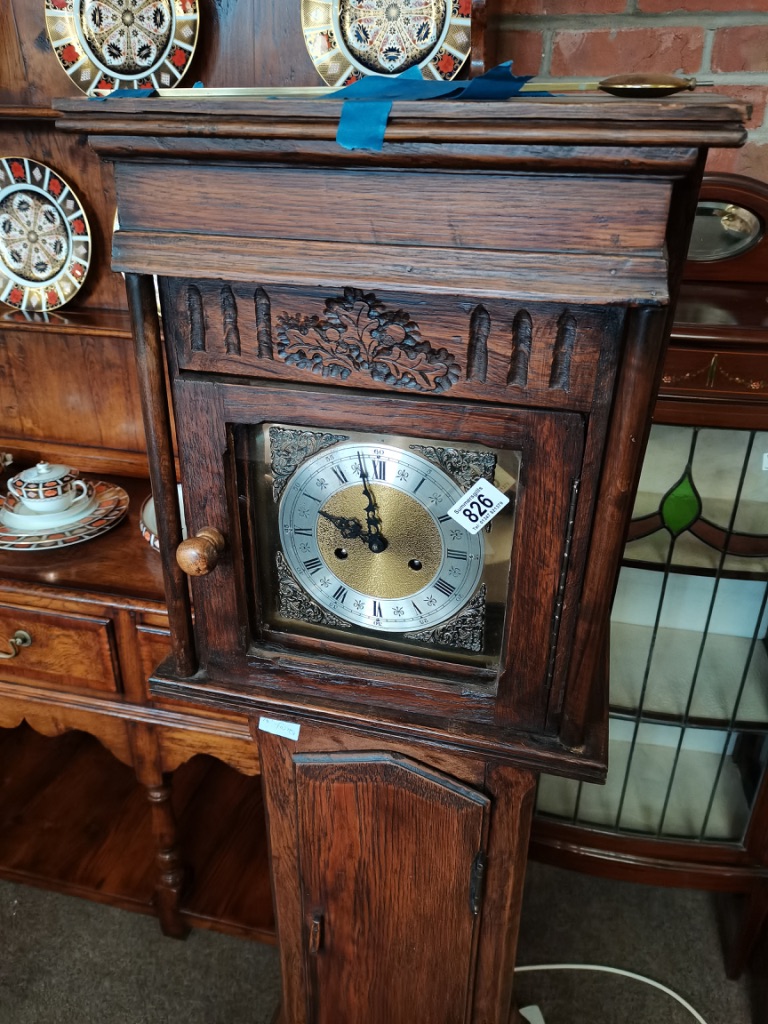 Oak Grandaughter clock - Image 2 of 2