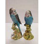 2 Beswick Budgies 1217 1216