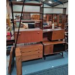 3 x ladder rack Retro Display Cabinets