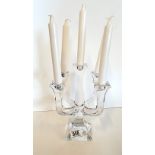 Glass Candelabra