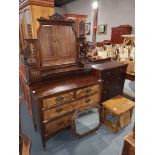 Vict Dressing Table, Nest Tables, Mirror, Chest & Rocking Chair