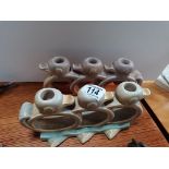 2XBeswick Duck Candle Holders 370