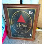 Bass Sign in Wooden Frame
