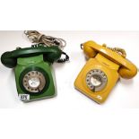 2 x 1970s rotary telephones both in working order