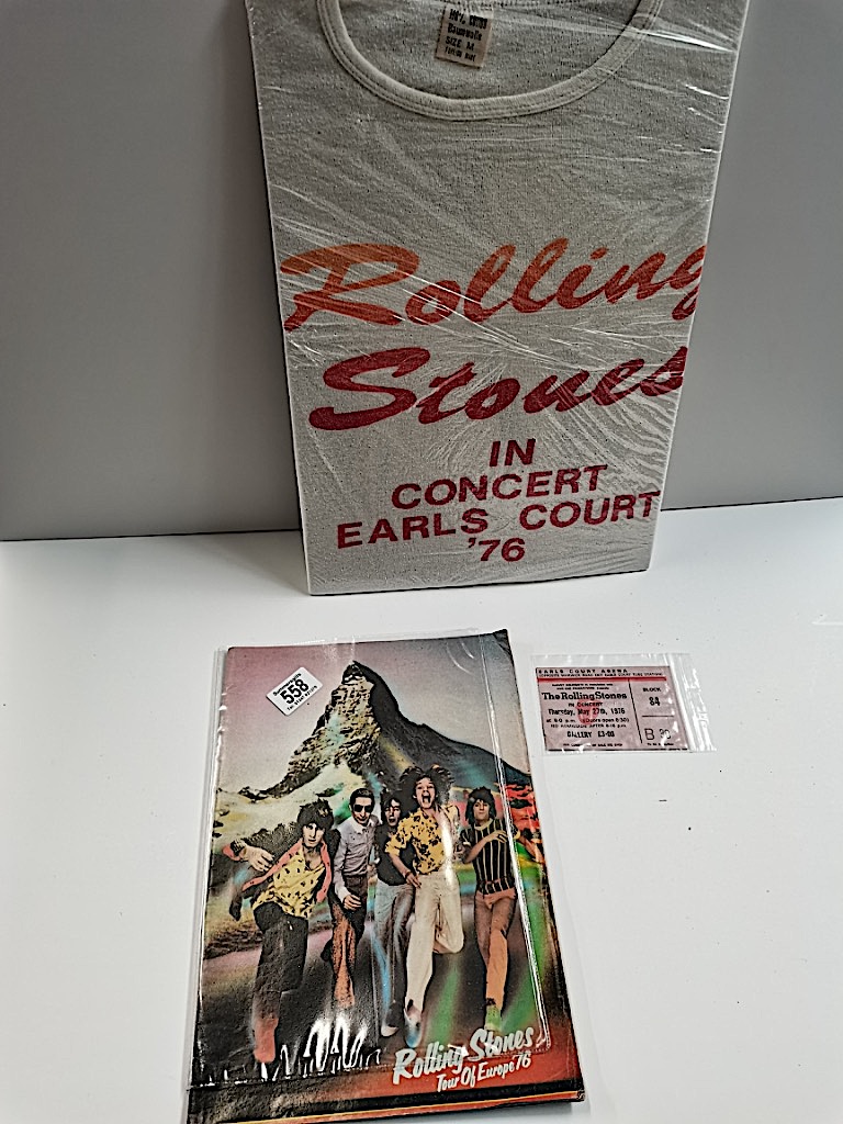 The Rolling Stones Ticket, T-Shirt & Programme