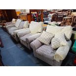 2 Seater Sofa & 2 Arm Chairs