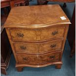 Repro Walnut Small Chest