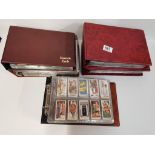 Cigarette Card Albums and loose cards plus 3 Selby Abbey medallions