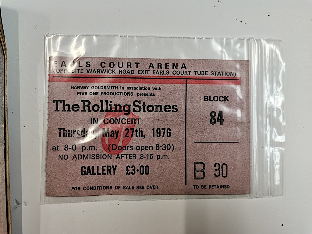 The Rolling Stones Ticket, T-Shirt & Programme - Image 6 of 6