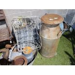 Tin Baths, Watering Cans, Milk Churns etc