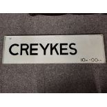 Creyke wooden Sign