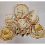 Beswick "Circus" 37 pce service ( good overall condition 2 side plates small chips to underneath )