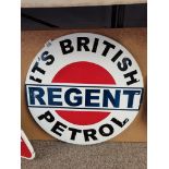 Regent Petrol enamel sign 60cm