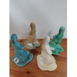 4 x Beswick Ducks (317) 21cm VGC