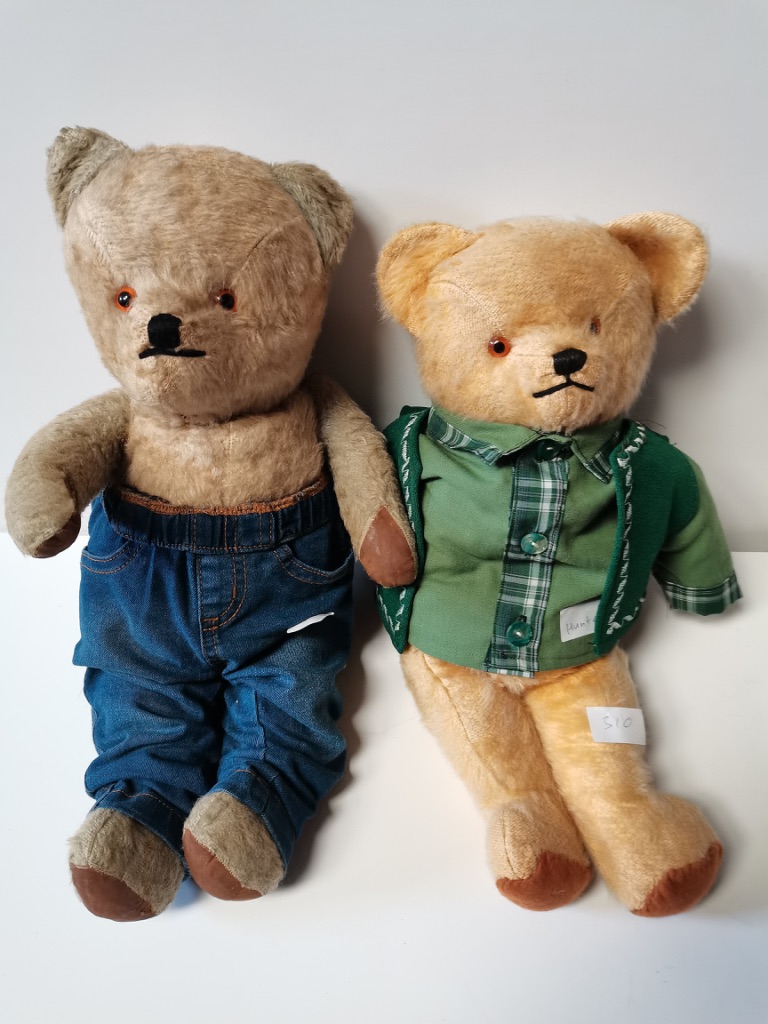 2 x vintage Teddies 45cm - Image 2 of 2