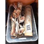 Silver & Plated Cutlery etc approx 201g