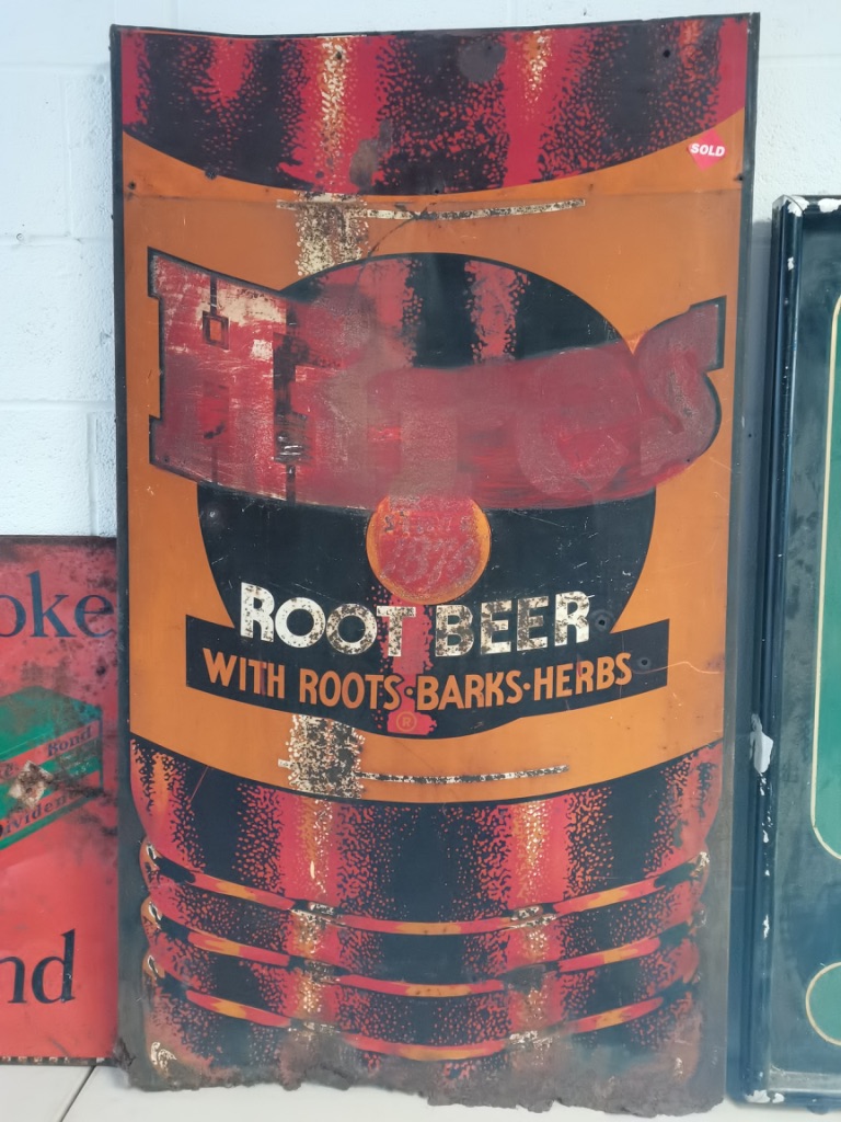 Root Beer Enamel Sign 82cm x 143cm - Image 2 of 2