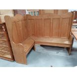 Ant Pine Corner Bench Unit