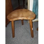 Mouseman cow stool in excellent condition made in 1980s